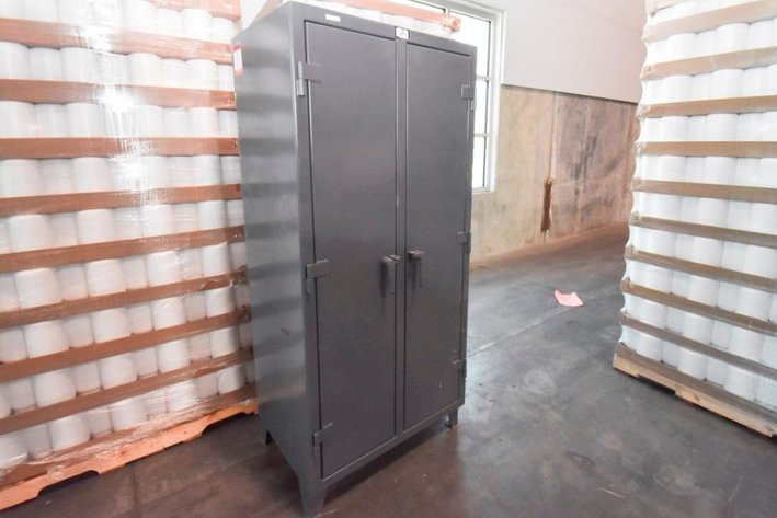 Image for ***SOLD*** MJK0653 Stronghold Safety Cabinet holding VAC- U - Max Spare Parts Cabinet