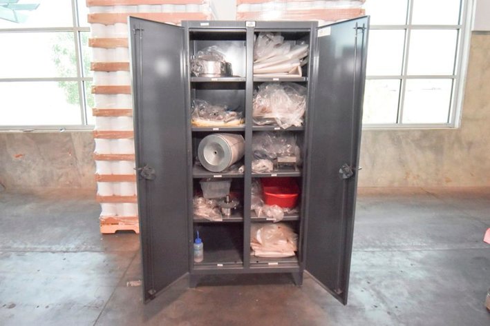 Image for ***SOLD*** MJK0653 Stronghold Safety Cabinet holding VAC- U - Max Spare Parts Cabinet