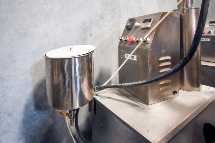 Image for MJK0657 Coating Pan with Hot Air Blower and Spray Dryer