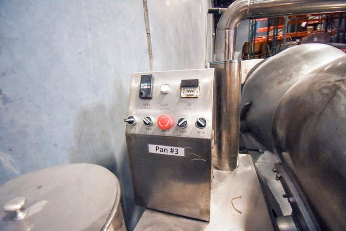 Image for ***SOLD*** MJK0658 Coating Pan with Hot Air Blower and Spray Dryer