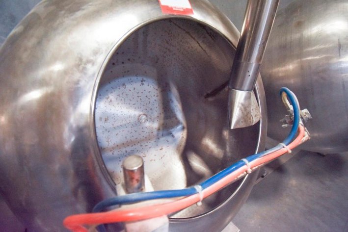 Image for ***SOLD*** MJK0658 Coating Pan with Hot Air Blower and Spray Dryer