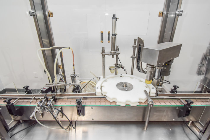 Image for ***SOLD*** MJK0643 Dual Head Monoblock Filling and Capping Machine with Hoppers