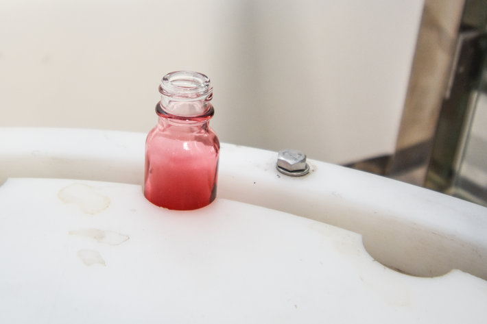 Image for ***SOLD*** MJK0649 Dual Head Liquid Filling/ Capping Machine with Vibratory Cap Feeder and Mixing Tank