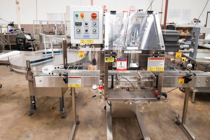 Image for *** SOLD*** MJK0662 Kaps-All Fully Automatic Compact Volumetric Filler 4 Head System FS-U 48