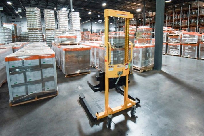 Image for MJK0689 Web Roll Lift Cart