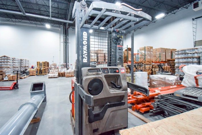 Image for ***SOLD*** MJK0705 Raymond Walk Behind Electric Fork Lift