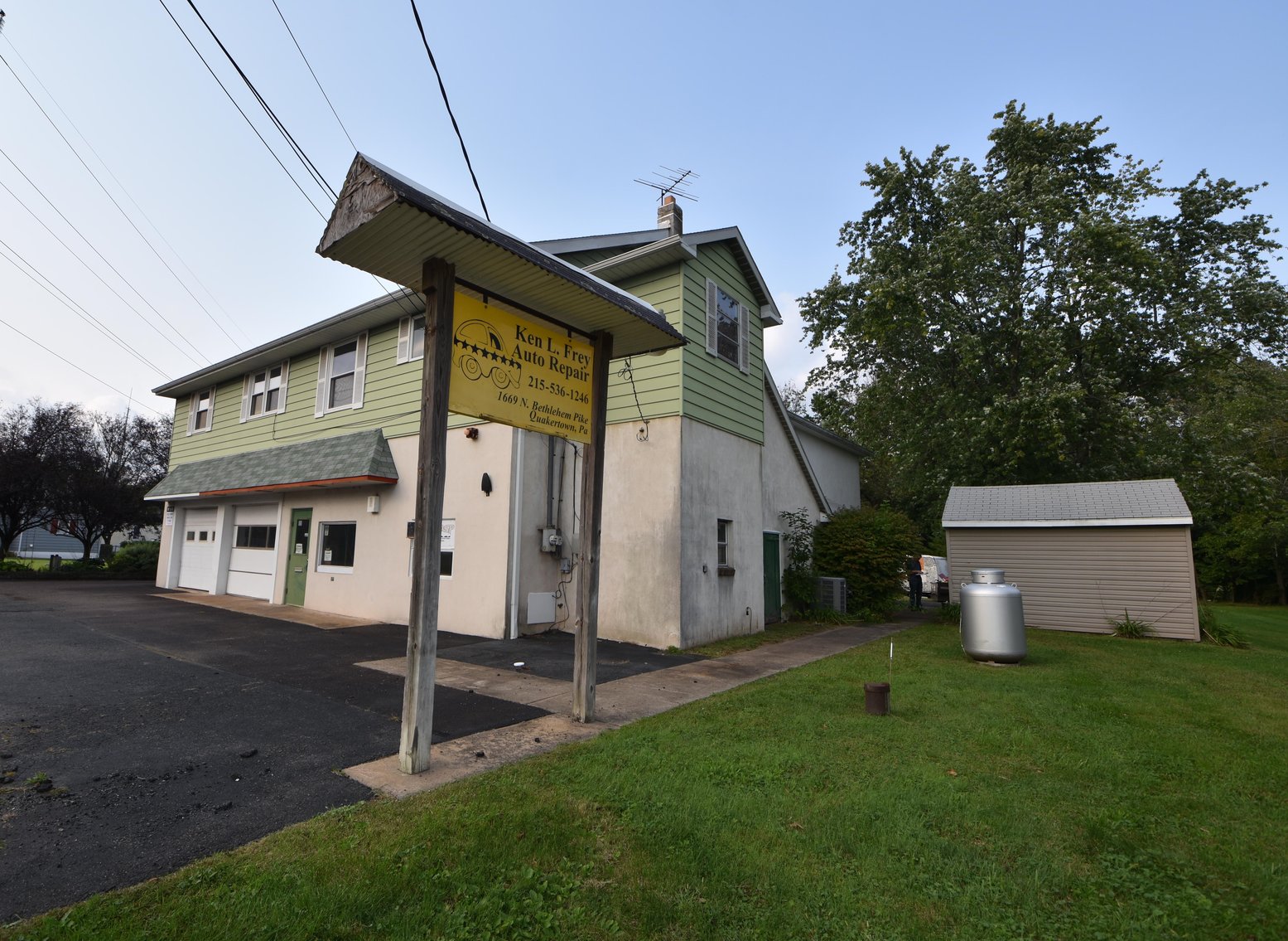 Image for Open House: Commercial Real Estate | Frey Auto Repair Shop | 1669 N. Old Bethlehem Pike, Quakertown PA 18951