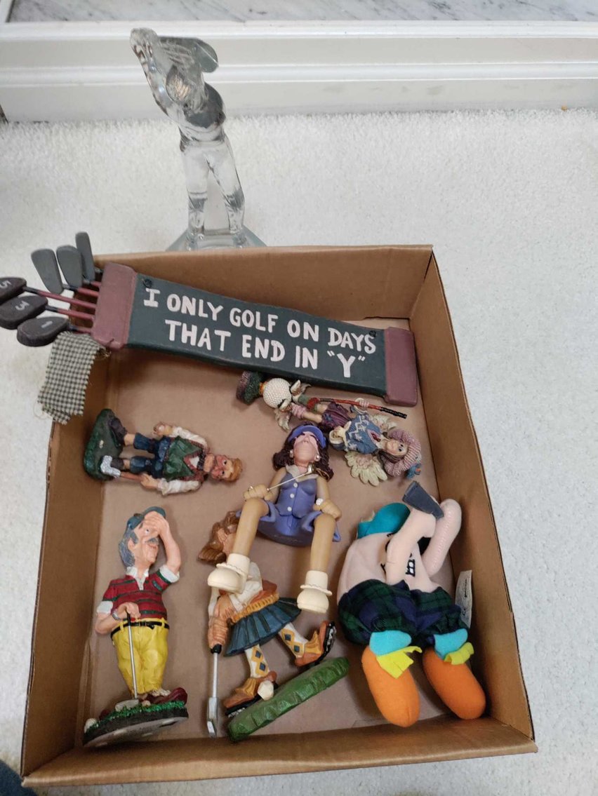 Image for Golf Accessories and Decor, Furniture, Glass, Tools, Jewelry