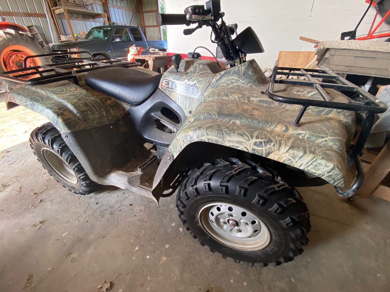 2006 Suzuki 400 Eiger Quad Runner 4x4 Automatic +/-400 Hrs. VIN: 5SAAK46A