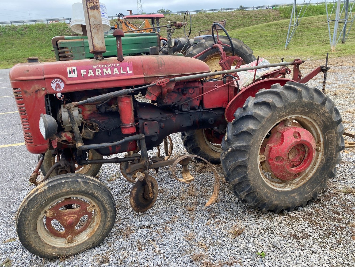 Farmall Super A Tractor Planter & Cultivators
