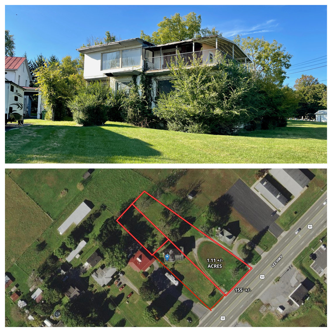 Image for 1.11 +/- Acres w/4 BR/2 BA Structure Fronting Rt. 11 (Lee Hwy.) in Augusta County, VA--SELLING to the HIGHEST BIDDER!!