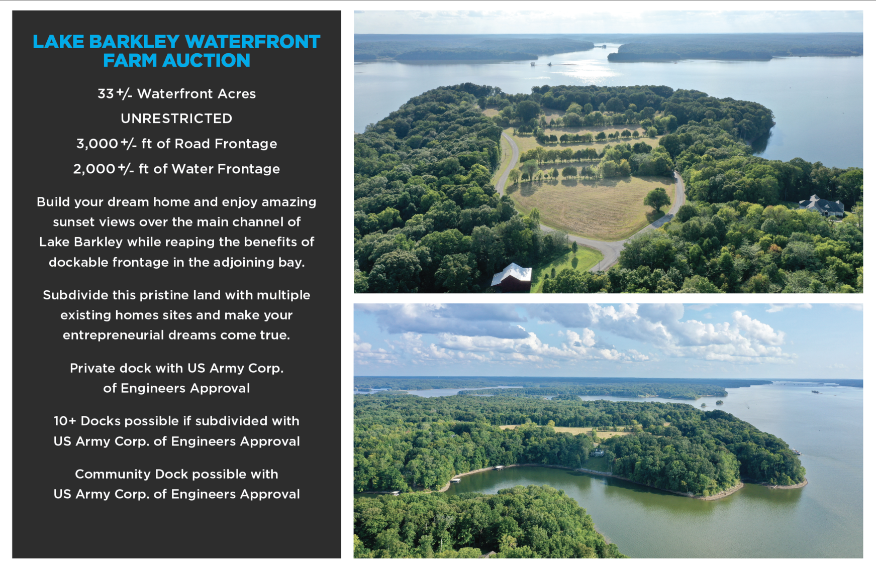 Image for 33+/- UNRESTRICTED Waterfront Acres