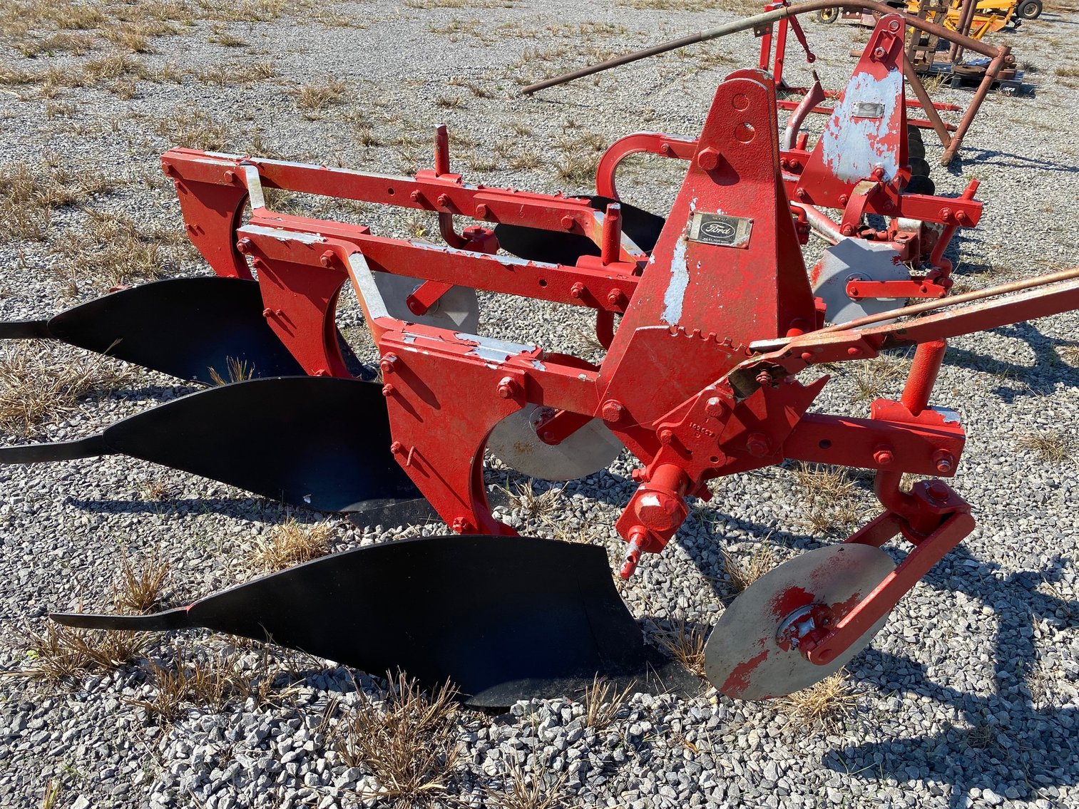 Ford 3Ph +/-17" 3 Bottom Plow Model 10-341 SN: 2375