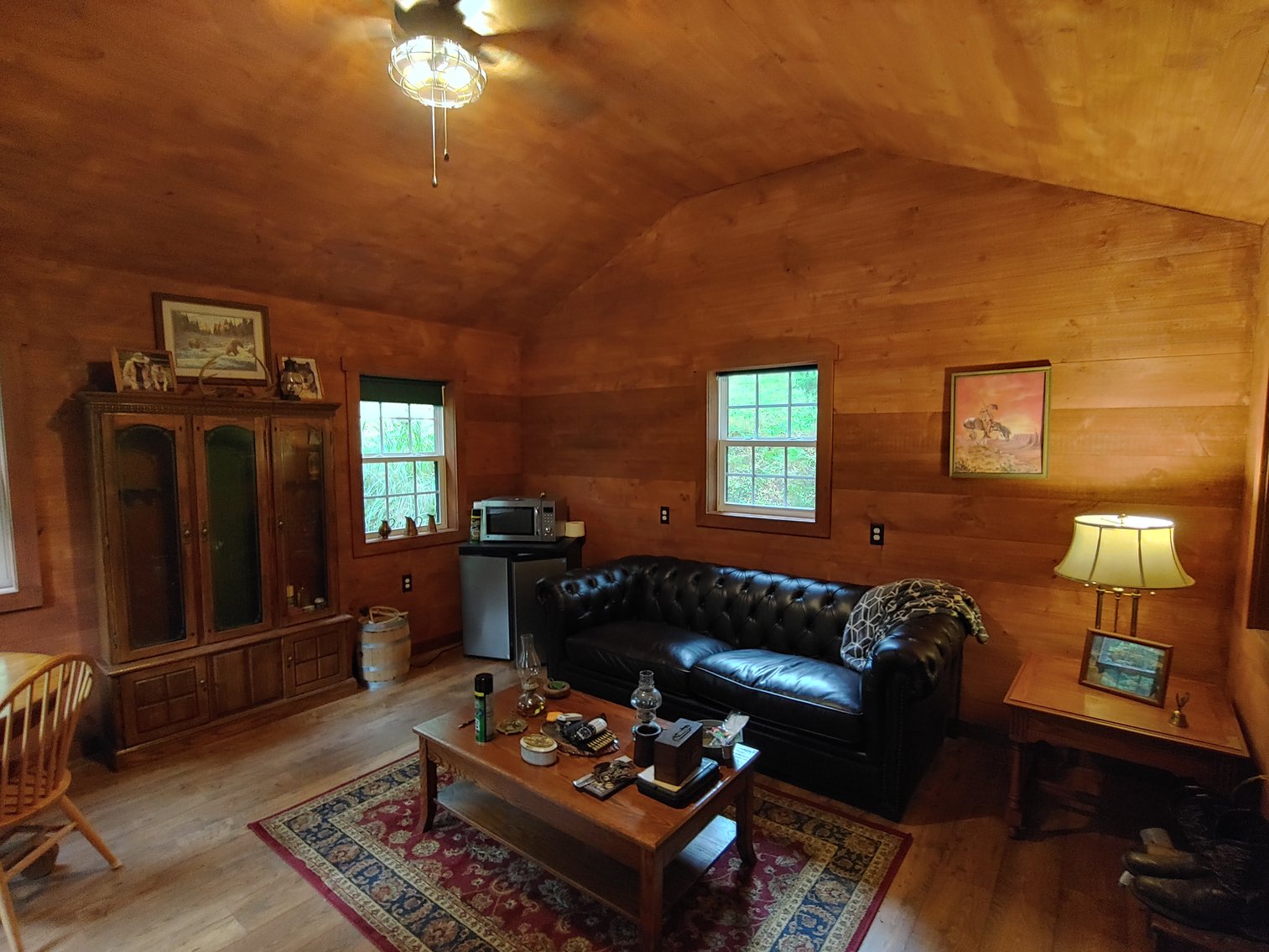 Image for 1 ROOM, 1 BA CABIN AND 2 ROOM LOG CABIN W/ 30’ X 60’ FT BARN/RUN-IN W/ ELECTRIC ON 1.25+/- ACRES