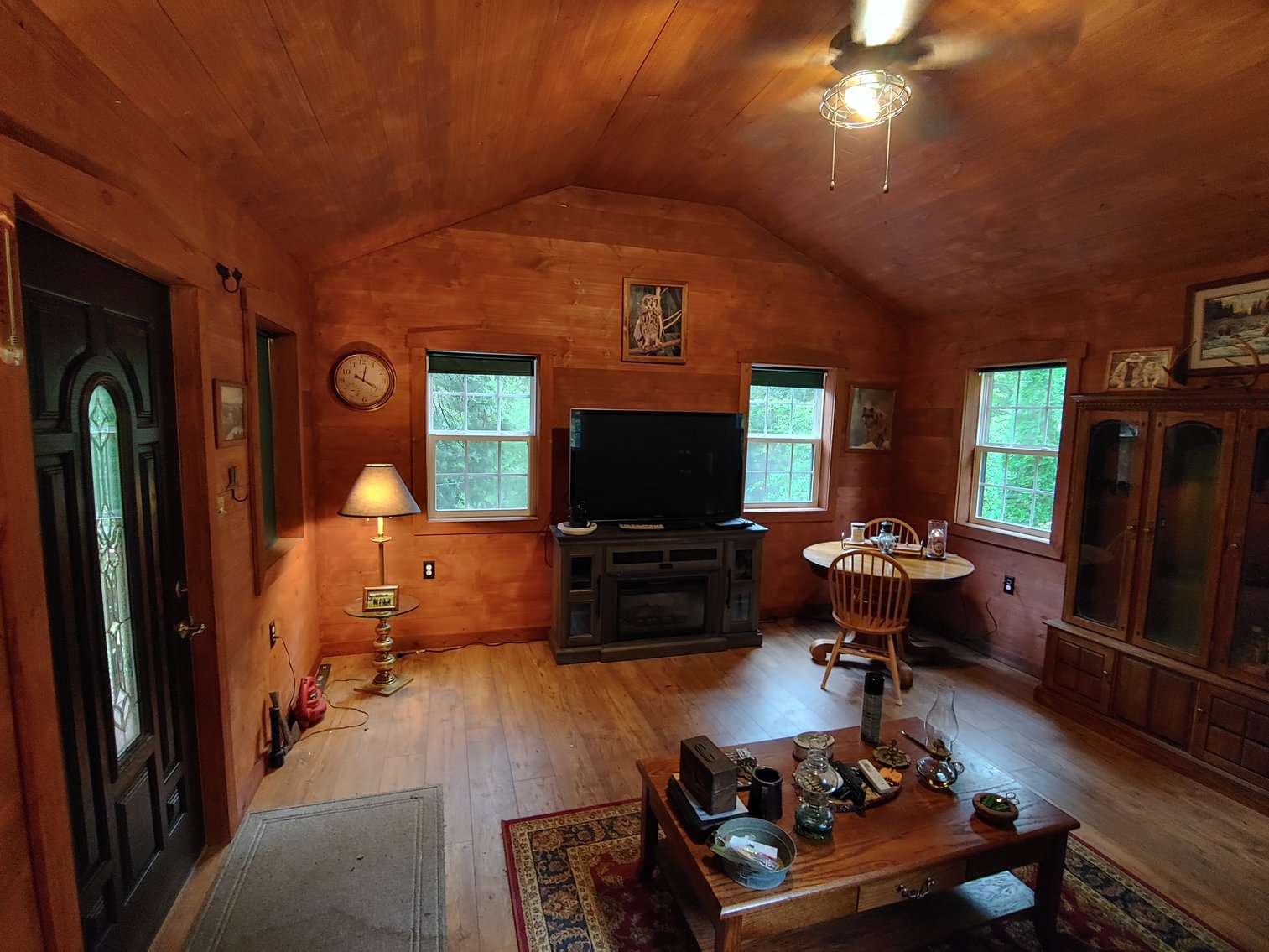 Image for 1 ROOM, 1 BA CABIN AND 2 ROOM LOG CABIN W/ 30’ X 60’ FT BARN/RUN-IN W/ ELECTRIC ON 1.25+/- ACRES