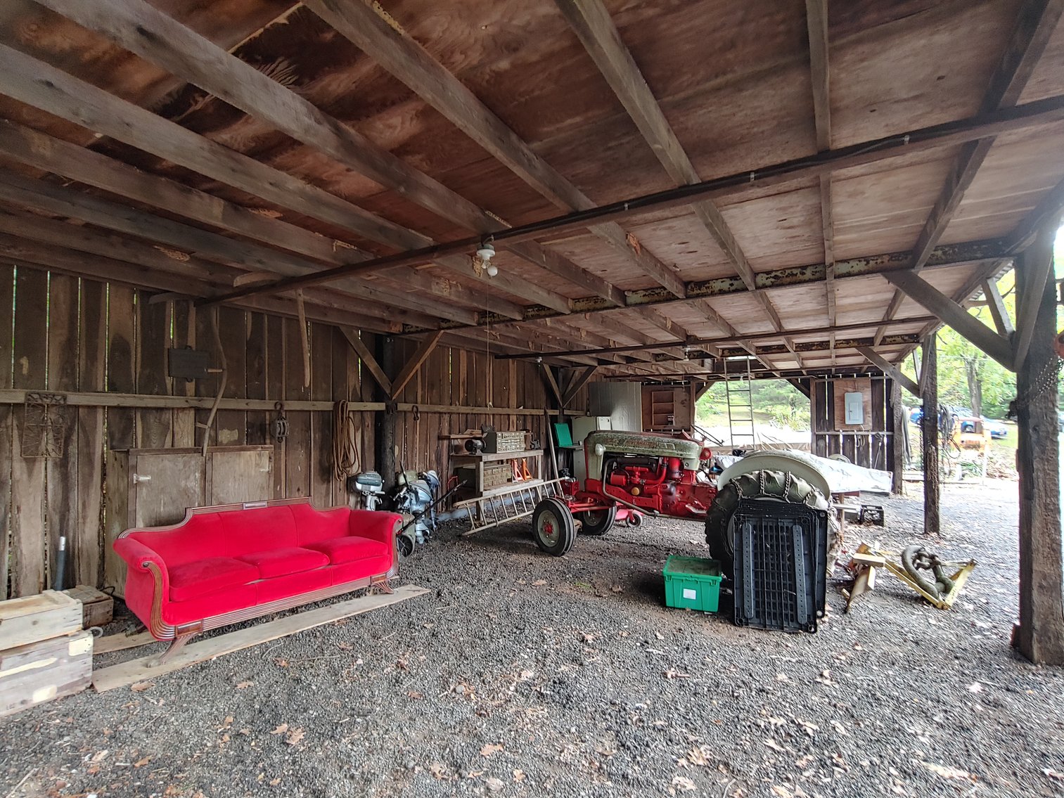 Image for 1 ROOM, 1 BA CABIN AND 2 ROOM LOG CABIN W/ 30’ X 60’ FT BARN/RUN-IN W/ ELECTRIC ON 1.25+/- ACRES