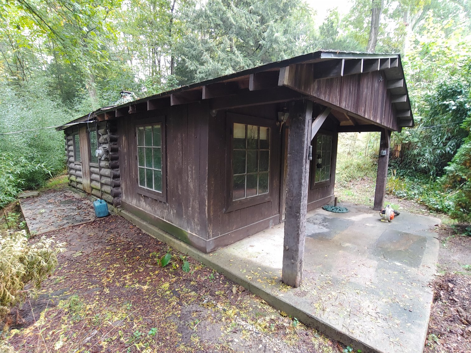 Image for 1 ROOM, 1 BA CABIN AND 2 ROOM LOG CABIN W/ 30’ X 60’ FT BARN/RUN-IN W/ ELECTRIC ON 1.25+/- ACRES