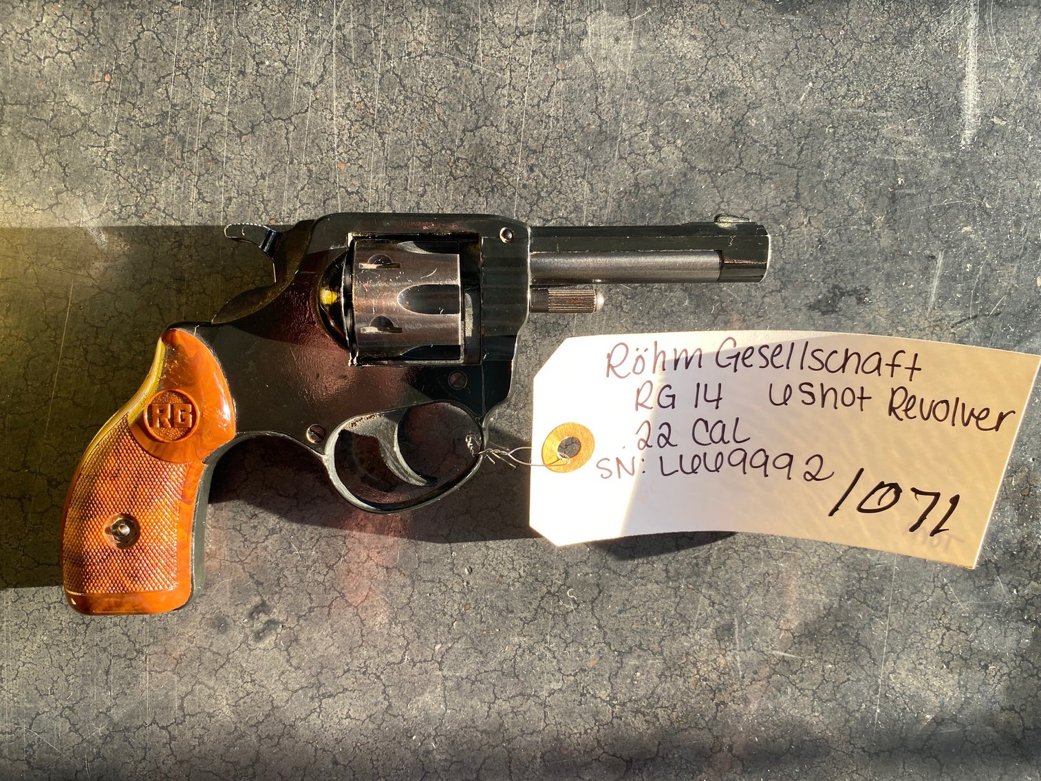 Rohm Gesellschaft RG 14 .22 Cal 6-Shot Revolver SN: L669992