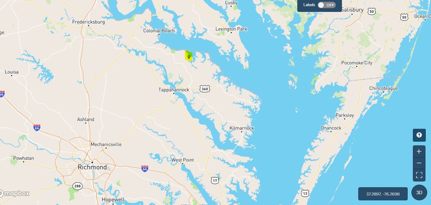 Accelerated Sale Waterfront Land/Lot Nomini Creek 15.67 ± Acres