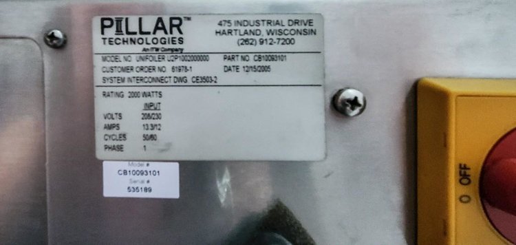 Image for MJK0717 Pillar Induction Sealer (unifoiler)