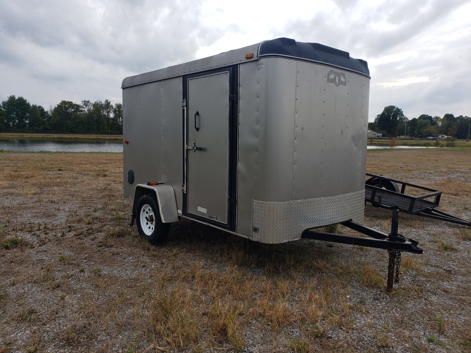 2006 Interstate West Corp. +/-10 Ft. Enclosed Trailer w/ Side Door VIN: 4RACS10106C007122