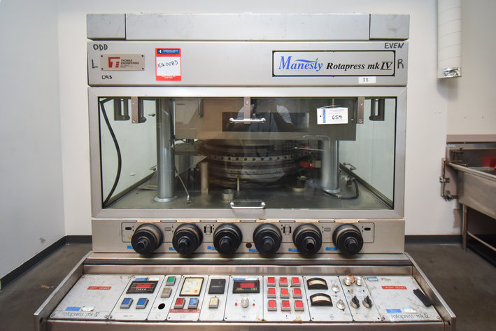 Image for MJK0083 Manesty 55 Station Rotary Tablet Press MDL Rotapress MK IV
