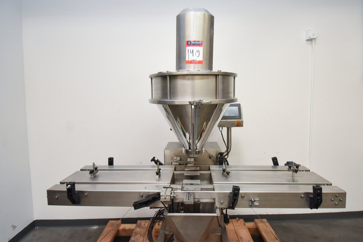 Image for MJK0237 Dual Head Auger Powder Filler with Dual Conveyor