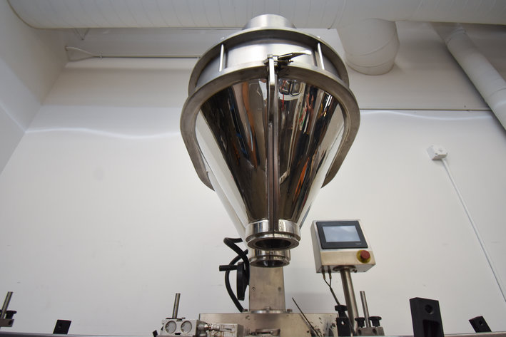 Image for MJK0237 Dual Head Auger Powder Filler with Dual Conveyor