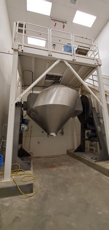 Image for MJK0728 150 Cubic Foot Gemco Slant Cone Blender Stainless Steel