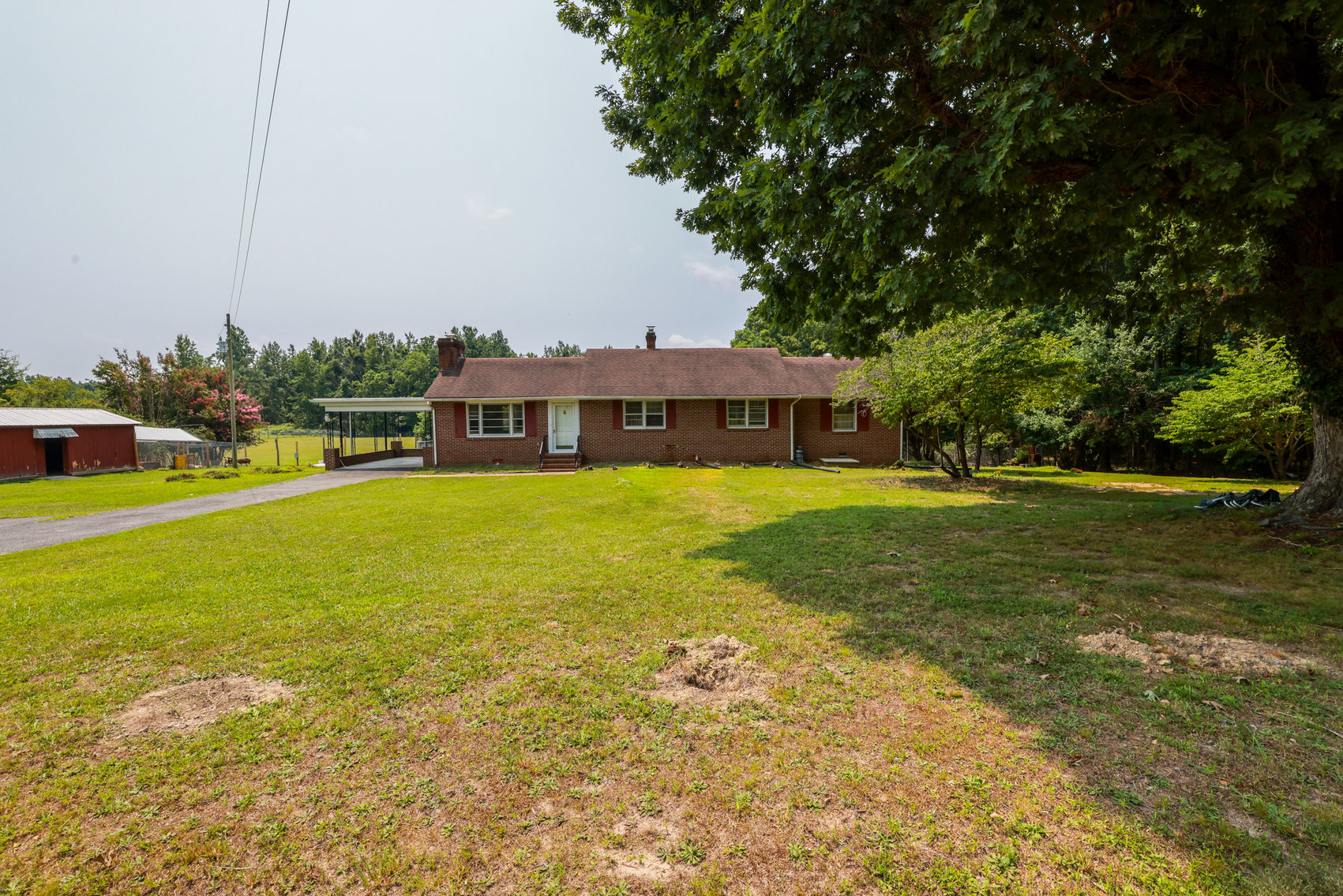 Image for 3 BR/2 BA Brick Rancher Situated on 20± Acres With a Pond - 1,740 SQFT - 4317 Grubby Rd, Wilsons, VA 23894