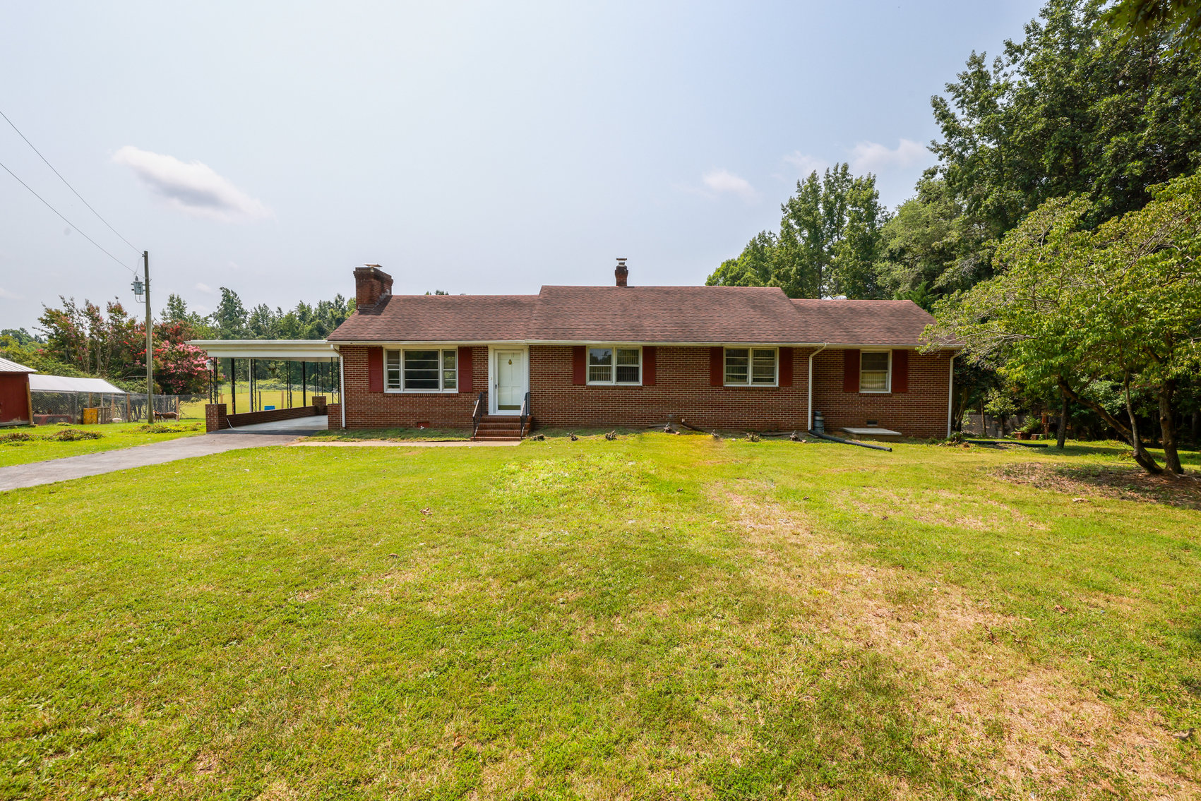 Image for 3 BR/2 BA Brick Rancher Situated on 20± Acres With a Pond - 1,740 SQFT - 4317 Grubby Rd, Wilsons, VA 23894