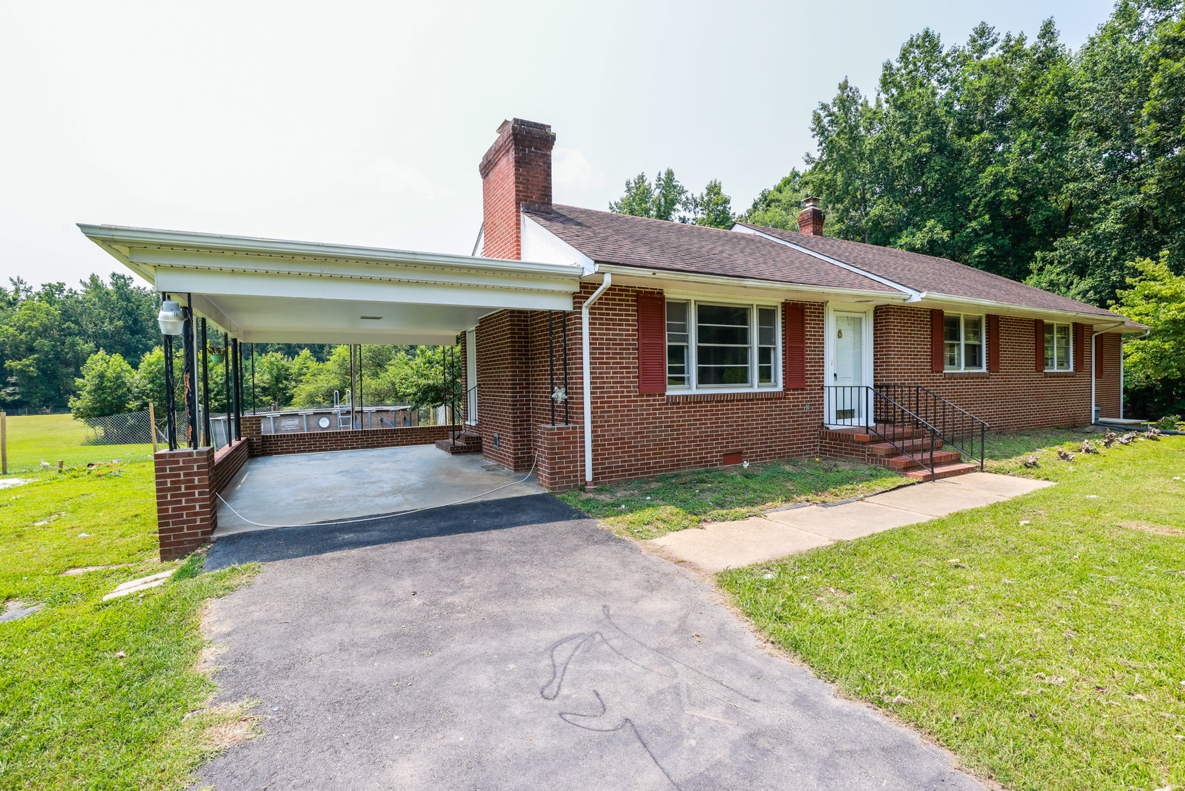 Image for 3 BR/2 BA Brick Rancher Situated on 20± Acres With a Pond - 1,740 SQFT - 4317 Grubby Rd, Wilsons, VA 23894