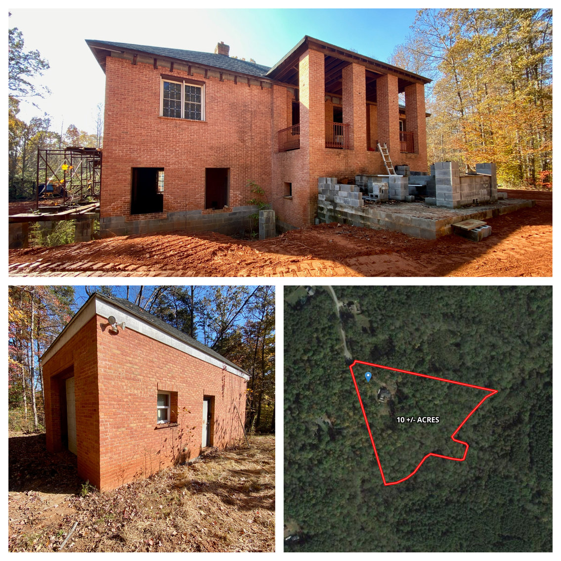 Image for 4 BR/5 BA Partially Completed Home w/Detached Garage/Shop on 10 +/- Acres in Orange County, VA
