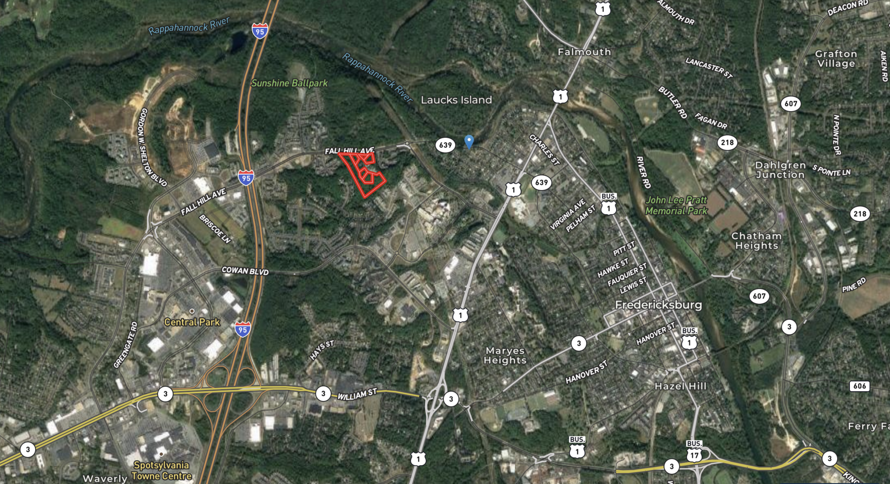 Image for 15.7 +/- Acres of Commercial Land in Fredericksburg, VA--ONLINE ONLY BIDDING & SELLING to the HIGHEST BIDDER!!