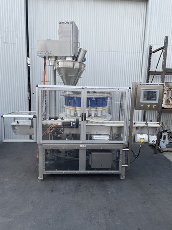 Image for ***SOLD***MJK0676 SpeeDee Digitronic Rotary Auger Filler Model 3600 with Spee-Dee Check Weigher and Spare Parts