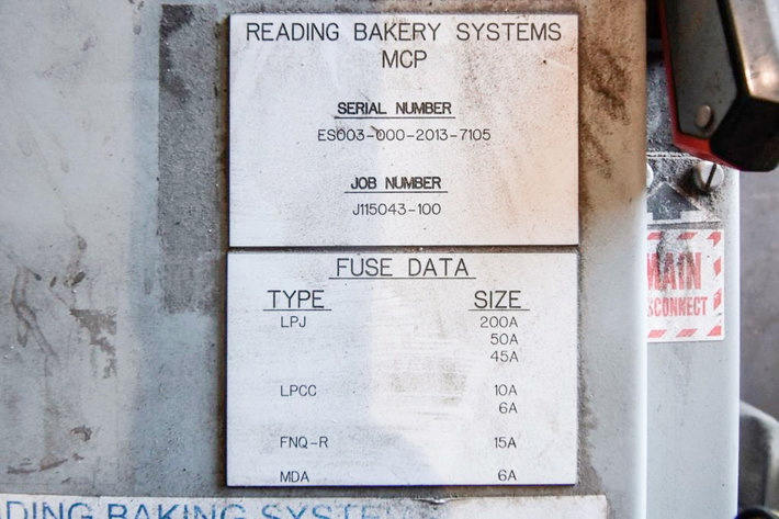 Image for MJK0337 Reading Baking Systems Rotary Presser/Sheeter