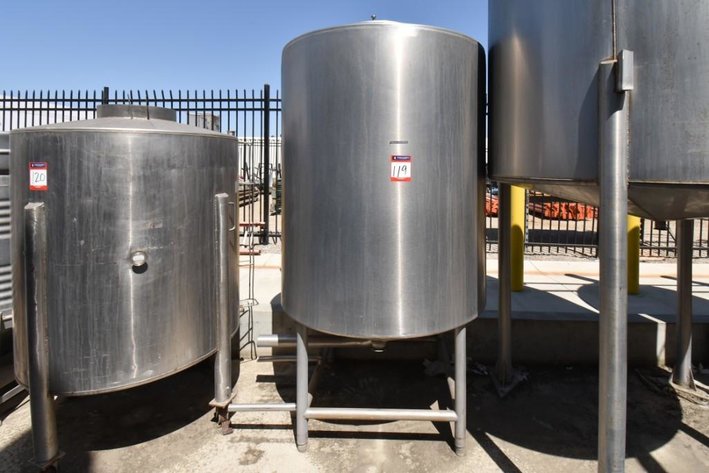 Image for ****SOLD**** MJK0958 Stainless Steel Liquid Tank 600 Gallons
