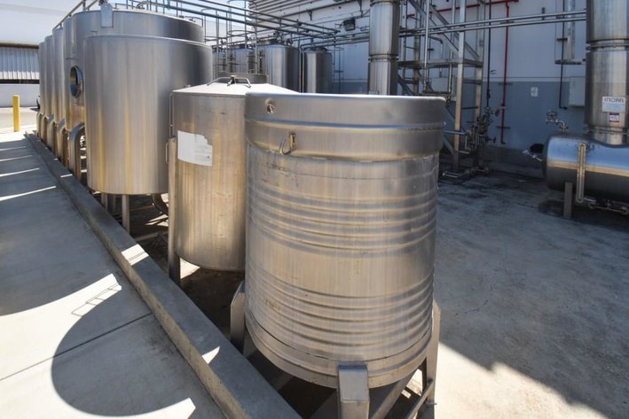 Image for ***SOLD*** MJK0959 Stainless Steel Keg style Tank 230 Gallons