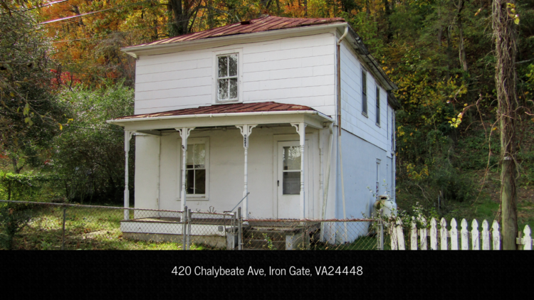 Image for Bank Owned Properties | Four Single Family Homes | Two Unit Apartment Building and Single Family Home  | Residentially Zoned Lot | Clifton Forge, VA | Online Auction!