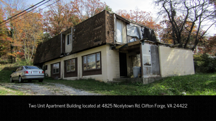 Image for Bank Owned Properties | Four Single Family Homes | Two Unit Apartment Building and Single Family Home  | Residentially Zoned Lot | Clifton Forge, VA | Online Auction!