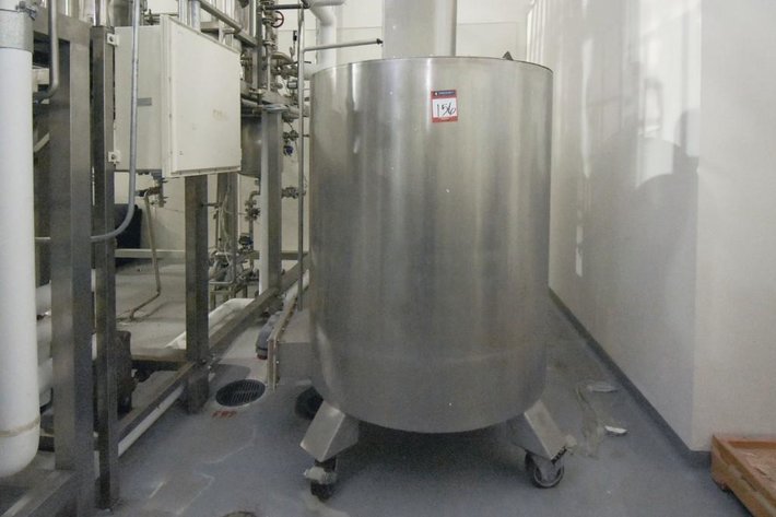 Image for ***SOLD*** MJK0969 Jacketed Liquid Tank With Full Agitator 250 Gallons