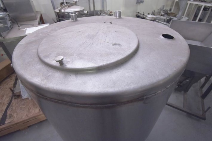 Image for ***SOLD*** MJK0970 Jacketed Liquid Tank With Full Agitator 130 Gallons