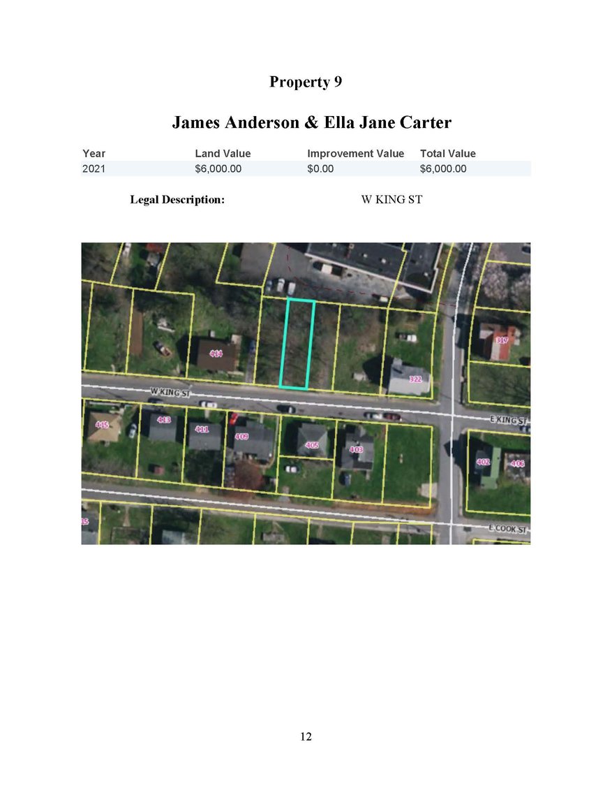 Image for N-9 Lot on the north side of W. King Street, Town of Bedford