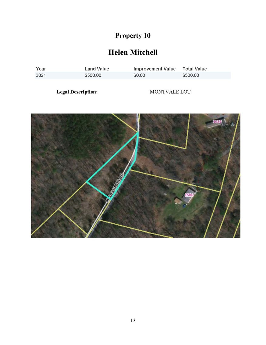 Image for N-10 1.00 acre +/- Montvale Lot on McDearmon Road, Montvale
