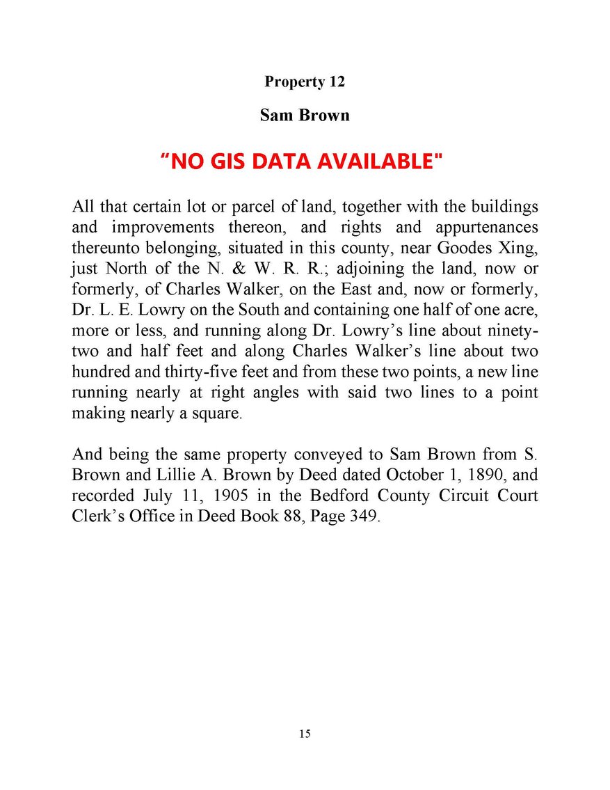 Image for N-12 Unmapped 0.5 acre +/- near Goodes Crossing, North of the N. & W. R. R.