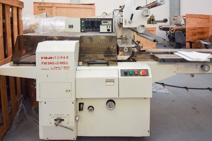 Image for ***SOLD*** MJK0978 Fuji- Topak Horizontal Form Fill and Seal Wrapper MachineFW 341mII/MS/L
