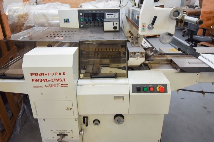 Image for ***SOLD*** MJK0978 Fuji- Topak Horizontal Form Fill and Seal Wrapper MachineFW 341mII/MS/L