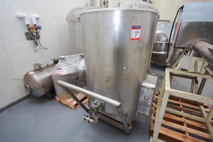 Image for ***SOLD*** MJK0982 SS 150 gal steam kettle gas fired
