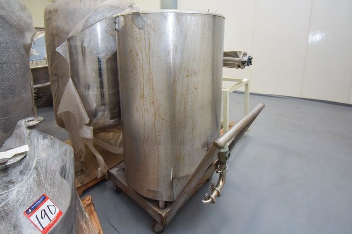 Image for ***SOLD*** MJK0982 SS 150 gal steam kettle gas fired