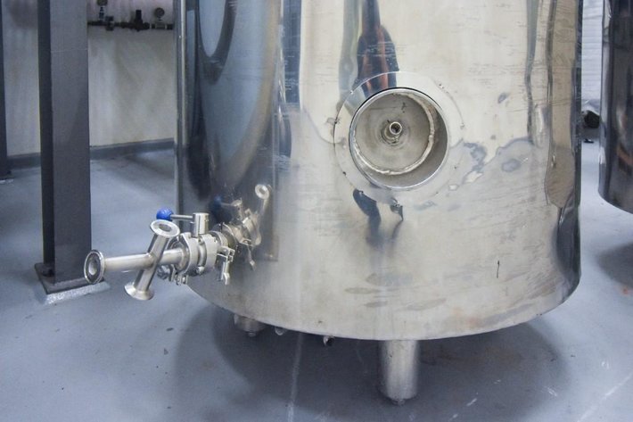 Image for ***SOLD*** MJK0990 100 Gallon Jacketed Tank set up with Agitation Motor